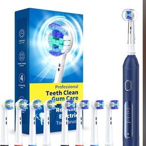 Rotating Electric Blue Toothbrush